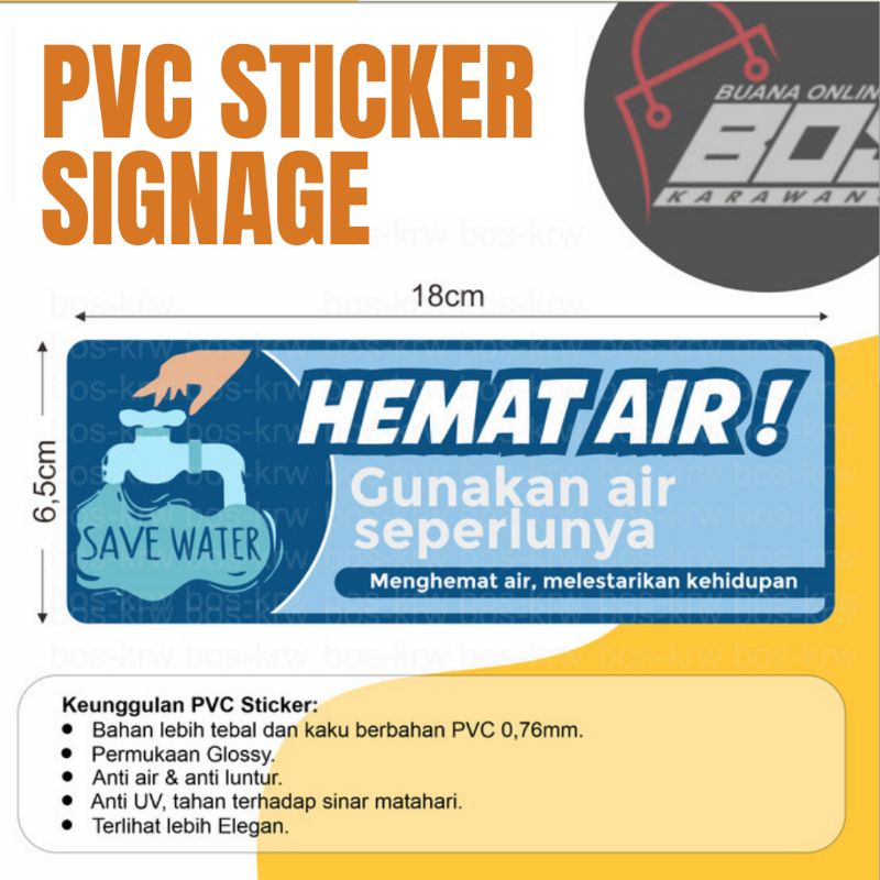 

PVC STICKER HEMAT AIR