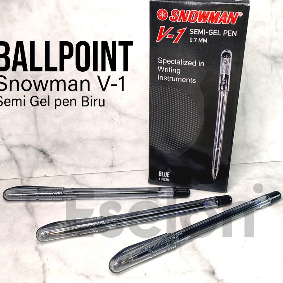 

Recomend 12pc Pulpen Snowman V1 Semi Gel Pen Hitam 0.7mm