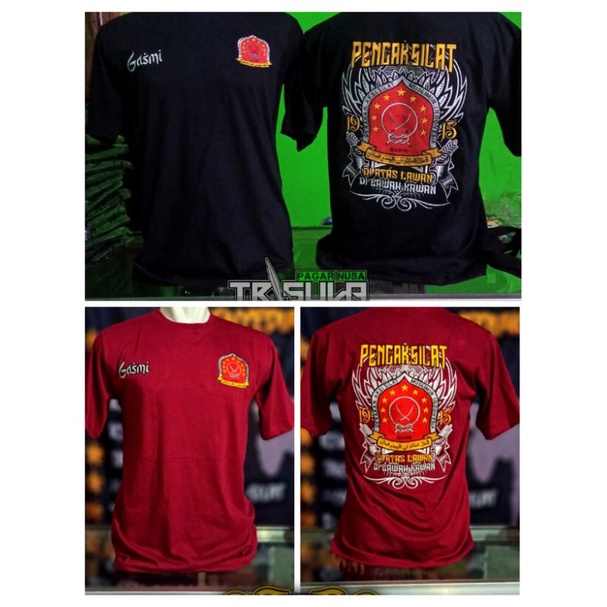 kaos GASMI pagar nusa full bordir termurah