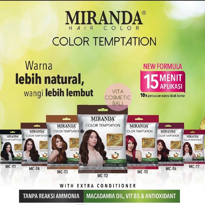 MIRANDA HAIR COLOR  TEMPTATION SACHET