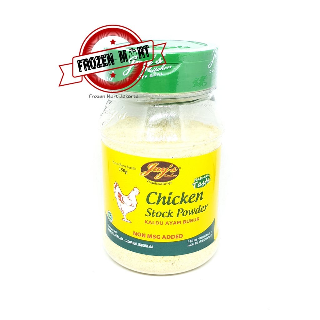 JAYS / JAY'S CHICKEN STOCK POWDER / KALDU AYAM BUBUK 150GR / NO MSG ADDED