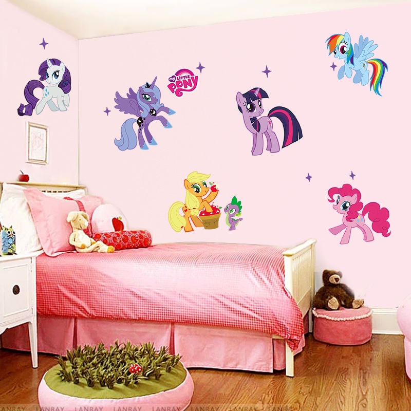 Reliza Wall Sticker Kartun Animation Anak LDR91425 Stiker Dinding