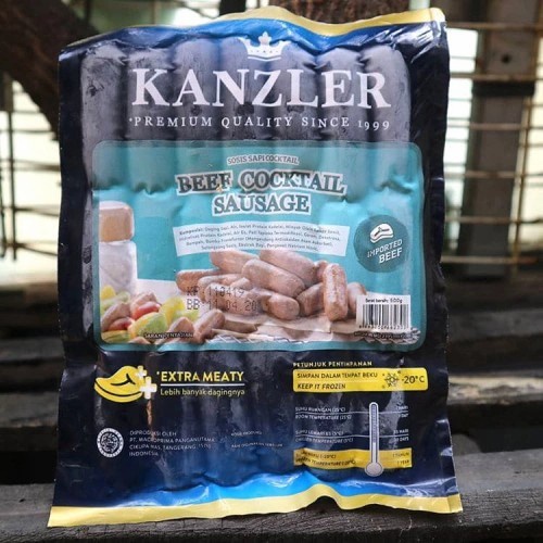 

Kanzler Sosis sapi cocktail 500gr