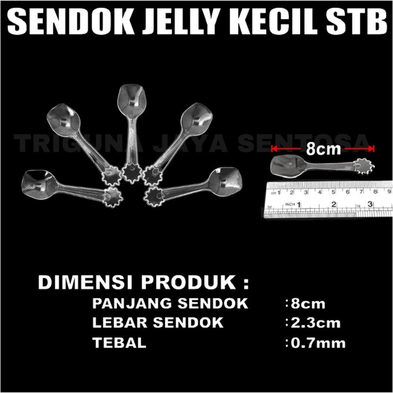 Sendok Teh STG u Puding atau Sendok Jelly STB atau Sendok Bebek Plastik Per Pack SBY