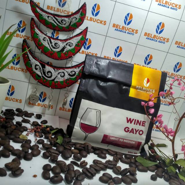 

Bubuk/biji kopi wine Gayo light to medium /200gram