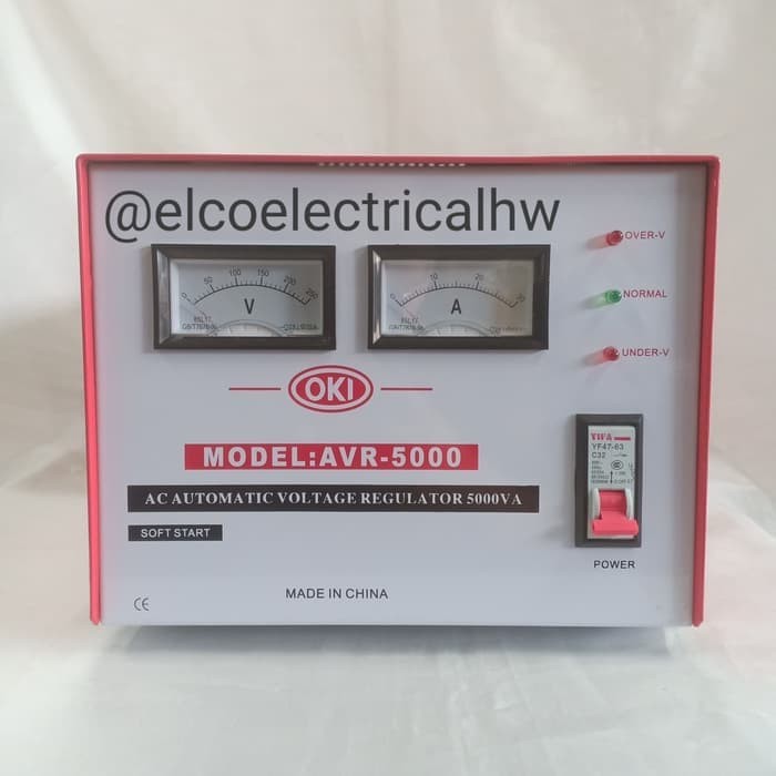 Oki Stabilizer / stavol Listrik 5000N / Menstabilkan Listrik