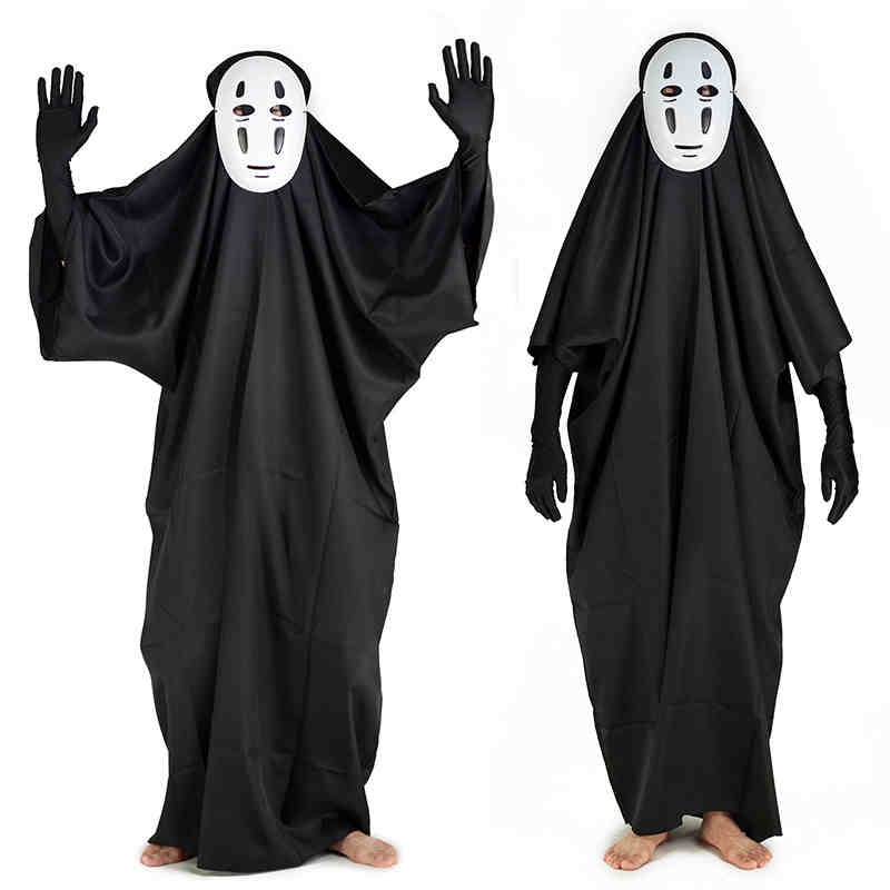 Kostum Cosplay Halloween Bentuk Hantu Anime No Face Untuk Pria Shopee Indonesia