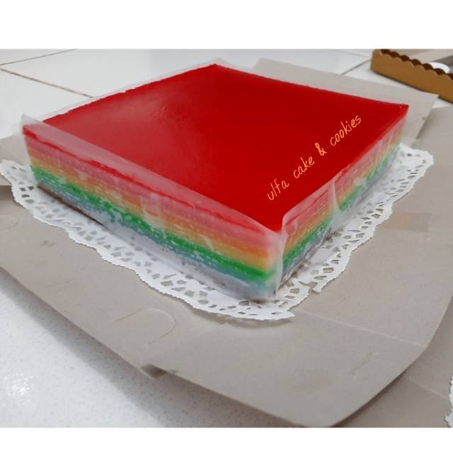 

Kue lapis tepung beras lapis sagu lapis kanji Cokelat Pandan