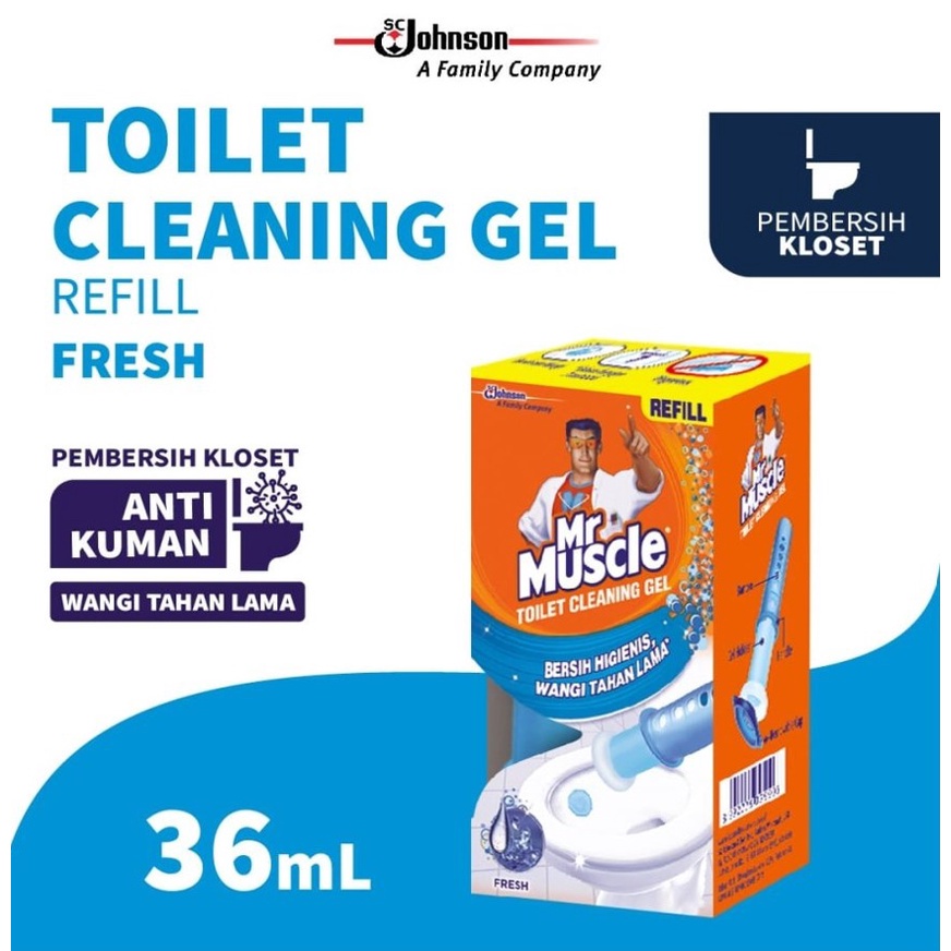 Mr Muscle Toilet Cleaning Gel Refill 36ml