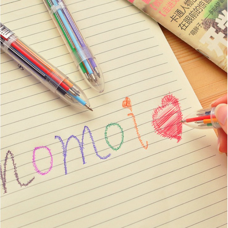 

Pulpen Pen Bulpen Bolpen Multi 6 Warna Warni 6 Colour Ballpoint