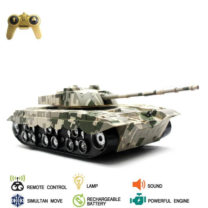 Mainan Remote Control RC Tank Tiger