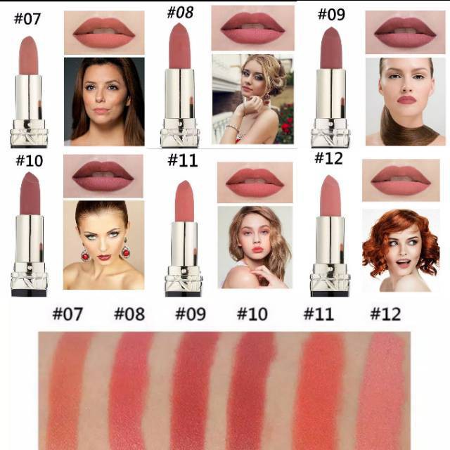 Ysf - (Semarang) Miss Rose Lipstik Matte dengan pelembab