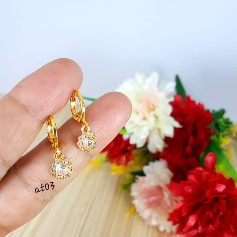 Anting titanium kode 03 ,awet,tahan lama