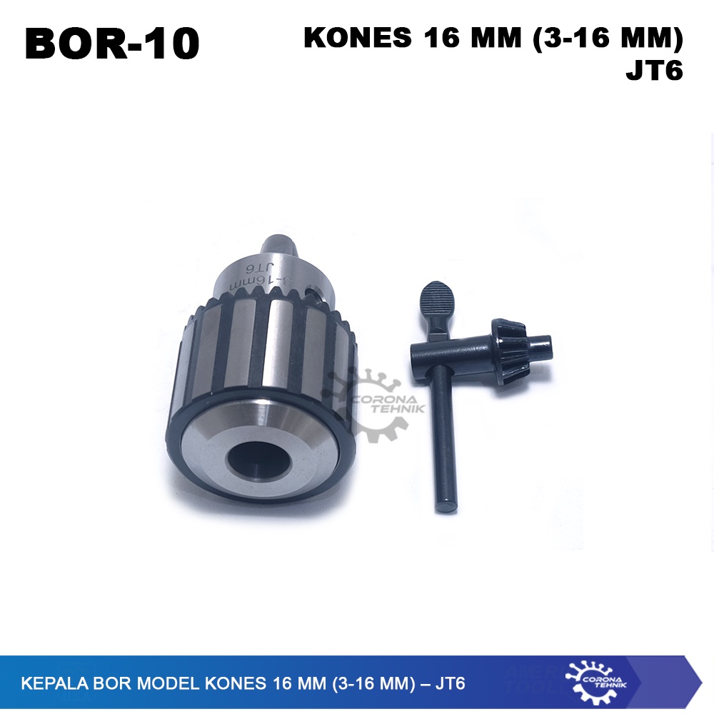 JT6 - Kepala Bor Model KONES 16 mm (3-16 mm)