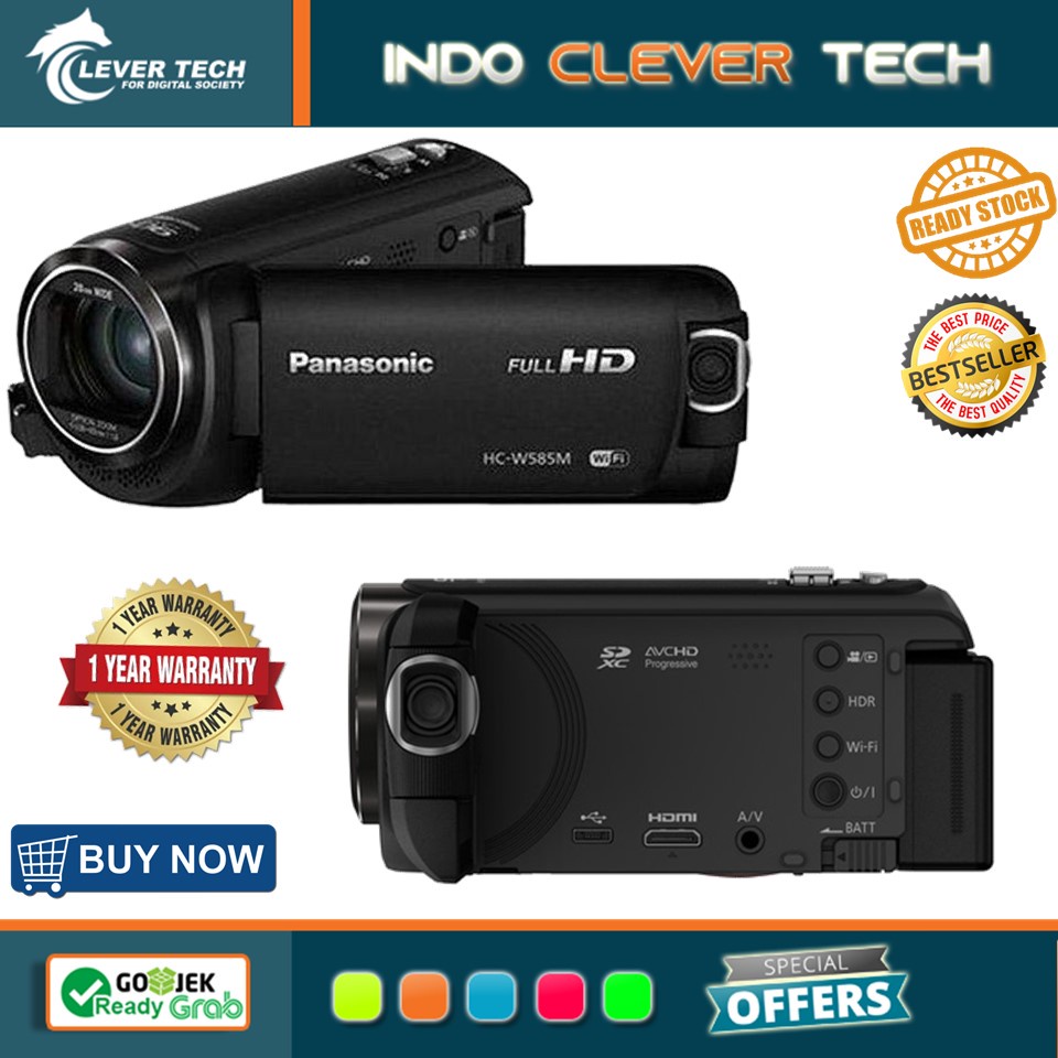 Panasonic HC-W585 Full HD Camcorder - Garansi Resmi