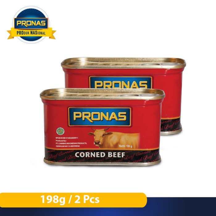 

✨COD✨ (Special Sale) Pronas Kornet Sapi Regular 198 g bundling 2 pcs