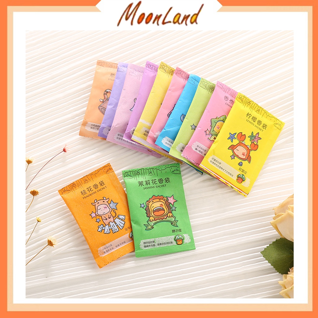 MoonLand 291 Pengharum Ruangan Floral Sachet / Pewangi Kamar Mandi Toilet Lemari Laci Rak Sepatu Mobil Tas / Parfum Saset / Air Freshener