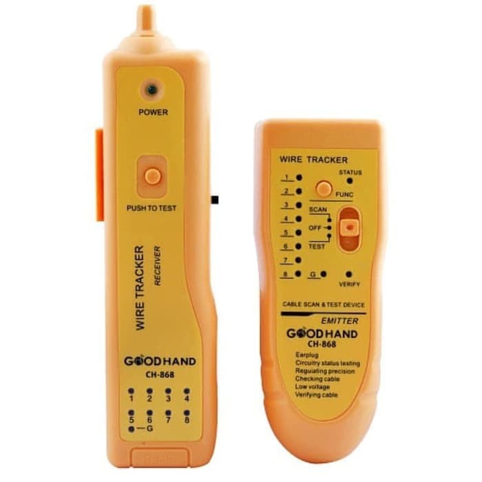 Wire tracker good hand Rj11 Rj45 Multi-purpose ch-868 - Cable lan rj-11 rj-45 tester goodhand ch868