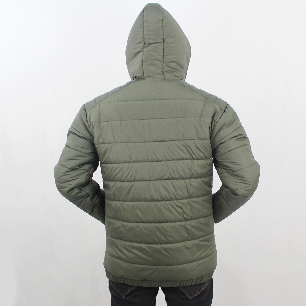 jaket parasut pria gunung outdoor puffer winter murah original waterproof Bulu angsa