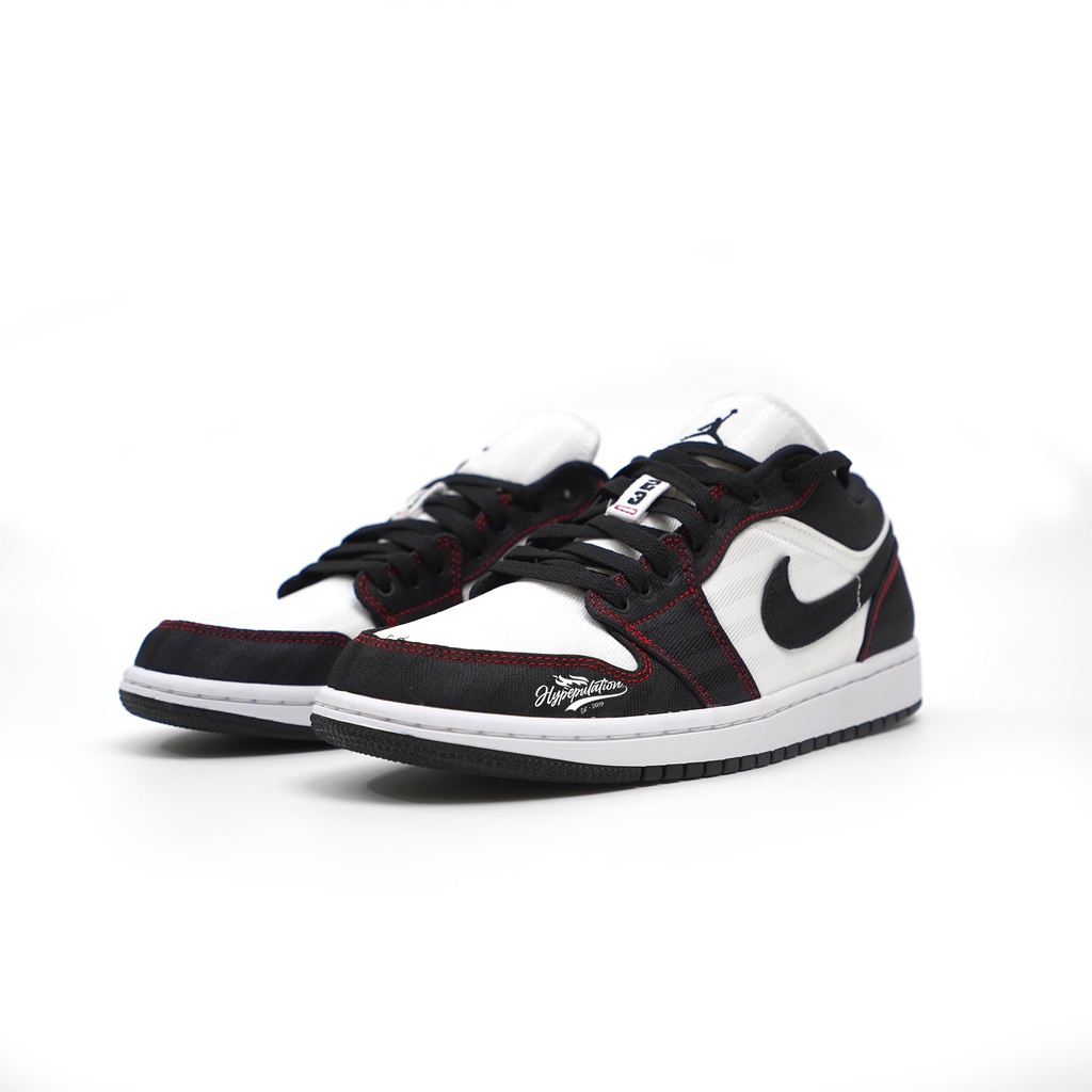 Nike Air Jordan 1 Low Utility Black Gym Red ORIGINAL