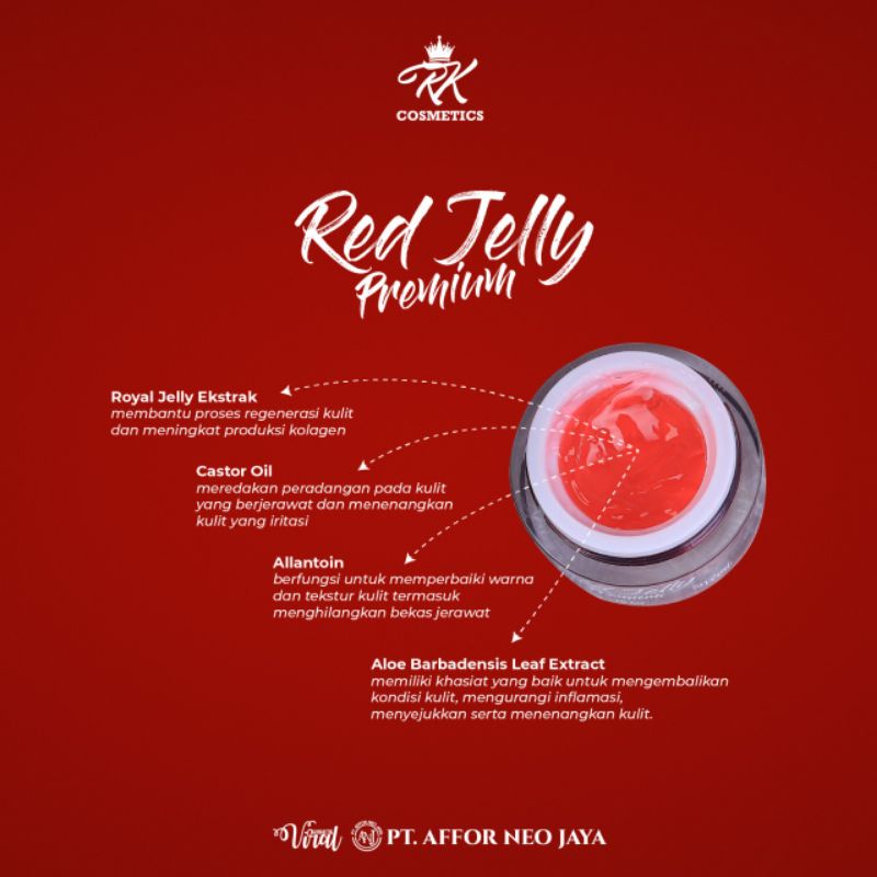 RED JELLY RK GLOW Premium/ RK Glow / Red Jelly