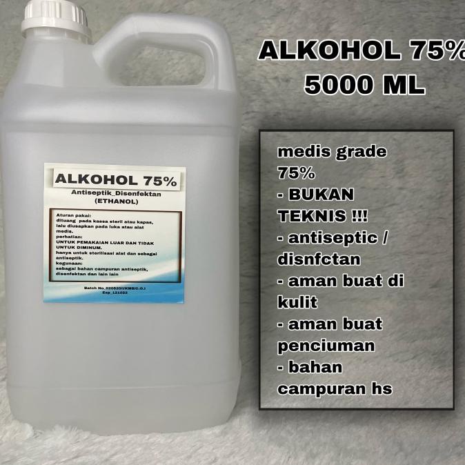 alkohol 75% 5 liter / alkohol 5 liter 75%