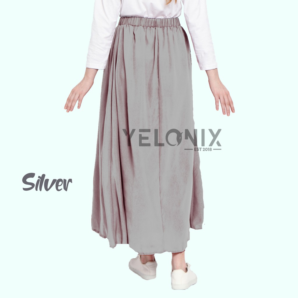 ROK WOLFIS POLOS PANJANG MAYUNG WOLFIS WANITA MUSLIM - YELONIX