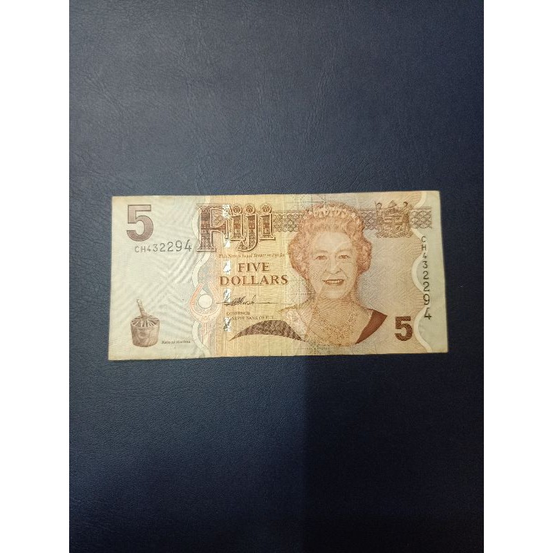 FIJI 5 DOLLAR LAMA UANG ASING
