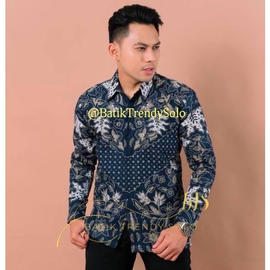 Hem  Kemeja Baju Batik Pria Cowok Laki Laki Slimfit Full Lapis Furing Lengan Panjang Lengan Pendek Original Asli Batik Jumanta Solo Laweyan Size S M L Xl XXL 26