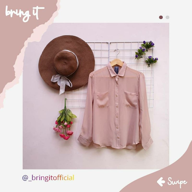 Kemeja American Eagle Branded sisa ekspor