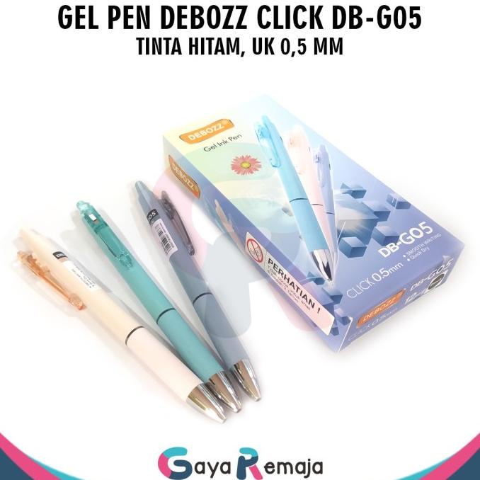 

cusss order] Gel Pen Click Debozz DB-G05 / Pulpen Klik / Ballpoint 1 Pak Murah