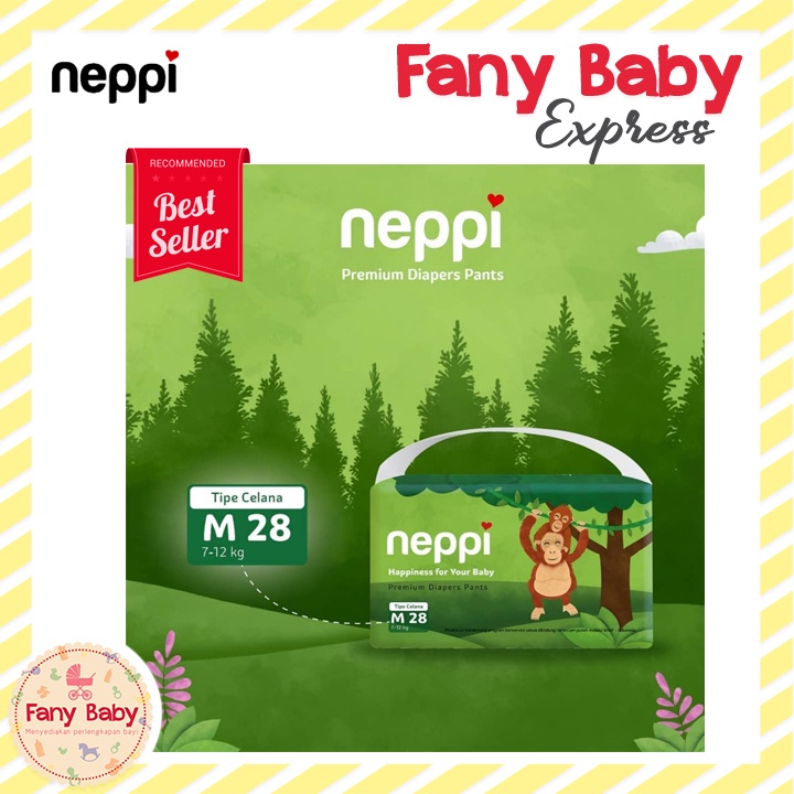 NEPPI BABY DIAPERS PANTS M / L / XL / XXL - POPOK CELANA