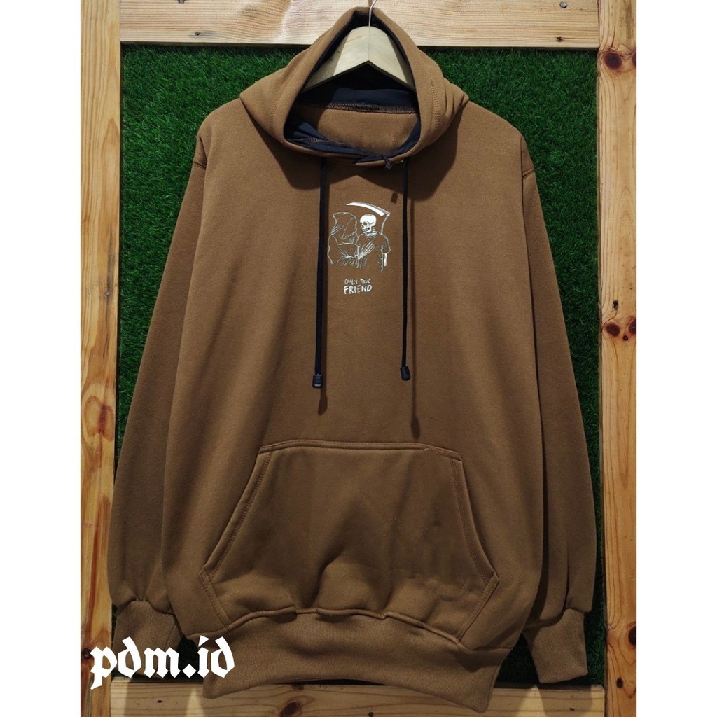 Sweater Hoodie Pria Wanita Original Distro Terbaru Warna Moca Jaket Cowok Cewek Oversize Hodie Terbaru Bahan Cotton Tebal