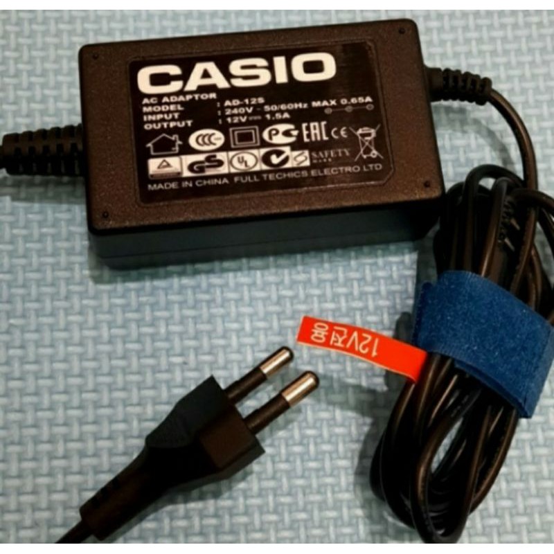adaptor 12v keyboard casio wk 6500 wk 6600 wk 7500 wk 7600