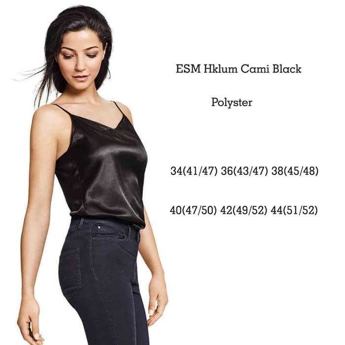 Esmara Hklum Cami Tank Top Camisole Branded Murah - Black
