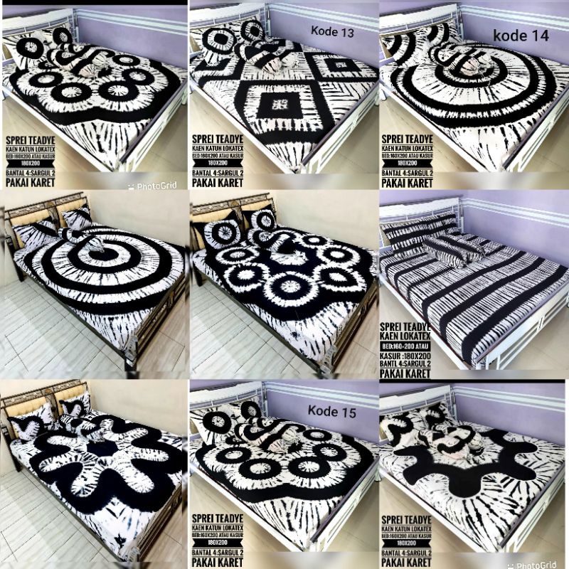 SPREI BATIK JUMPUTAN PEKALONGAN UKURAN 180X200 KATUN SUPER