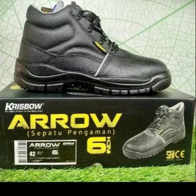 Sepatu safety arrow 6 inch krisbow
