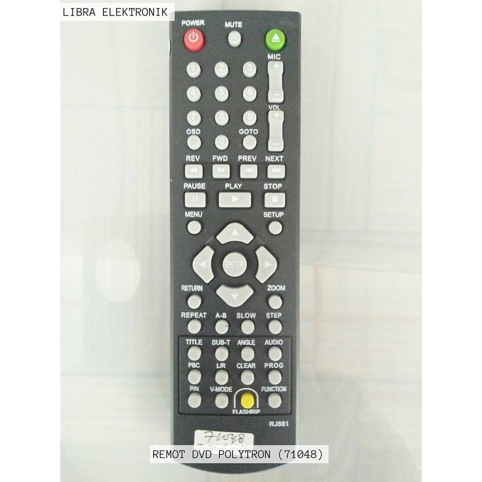 Remot DVD Polytron Asli