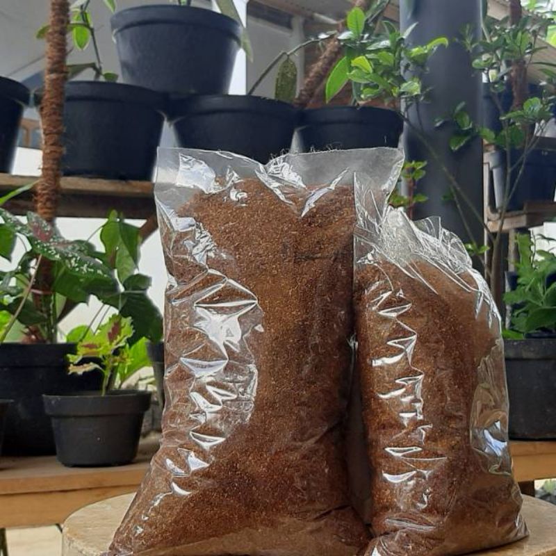 COCOPEAT 1 KG - Jual Cocopeat Coco Peat Media Tanam Hidroponik Holtikultura Bunga