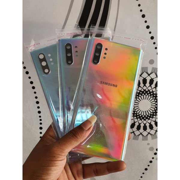 Backdoor Samsung Note 10plus original Baru