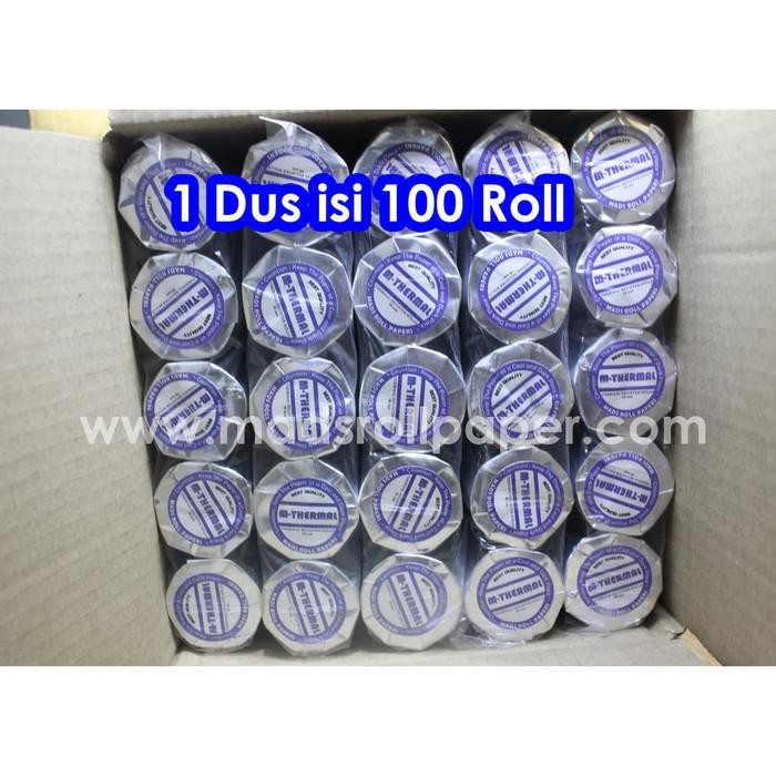 

Kertas / 1 Dus Isi 100 Roll Thermal Roll Paper 58X40 Cash Register