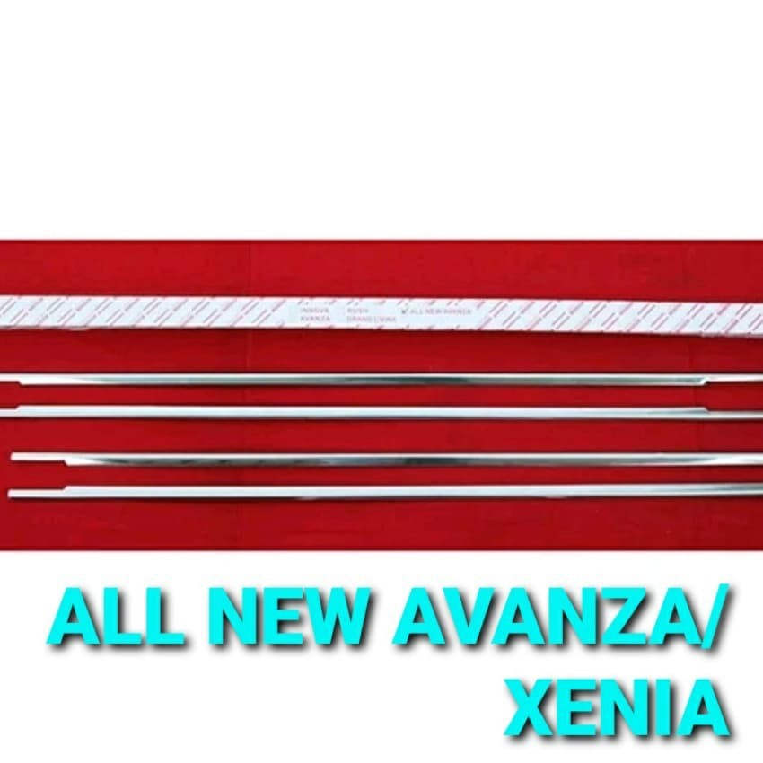 List Lis kaca samping All new Avanza Xenia Chrome
