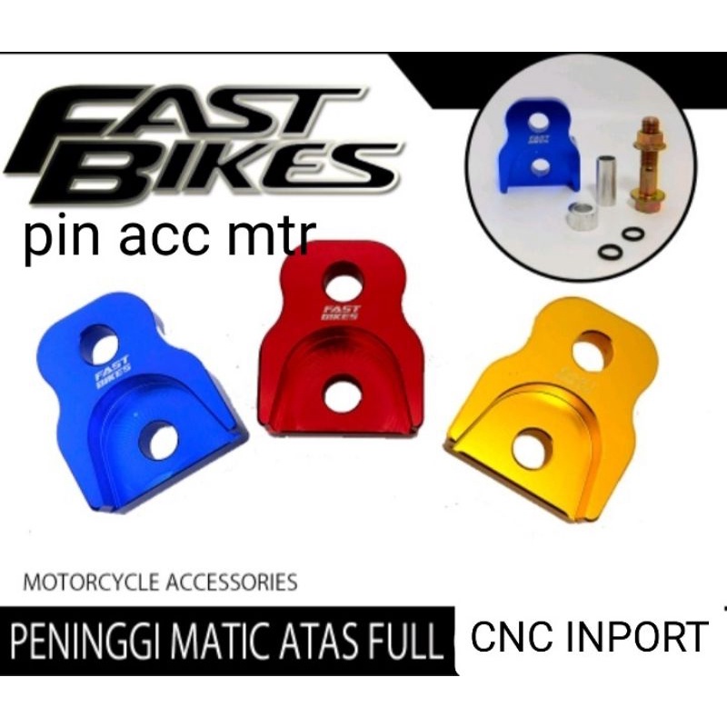 PENINGGI SHOCK MATIC ATAS SAMBUNGAN SHOCKBREAKER MATIK RAISER PENINGGI SOK BELAKANG