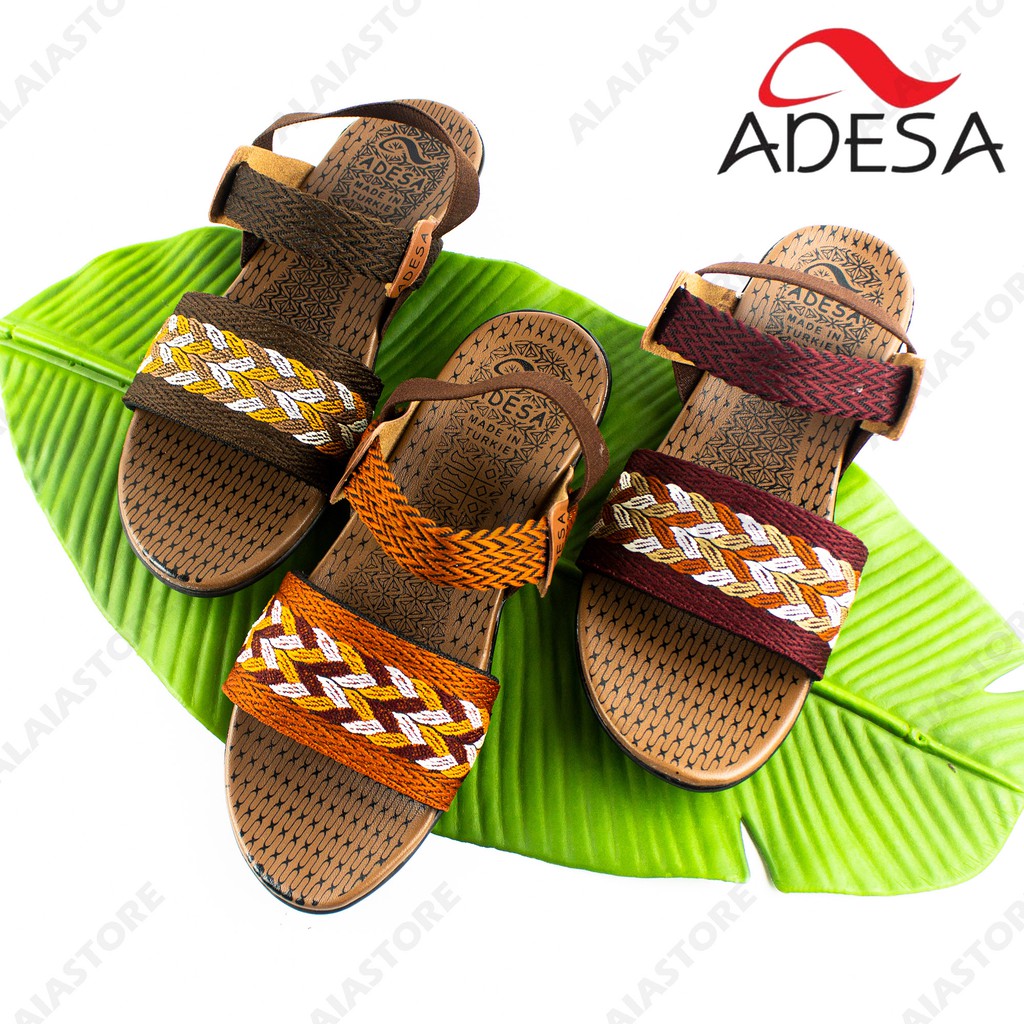 Sandal let wanita turki C / let cewek bisban turkiy / sandal rajut perempuan Adesa 37/40