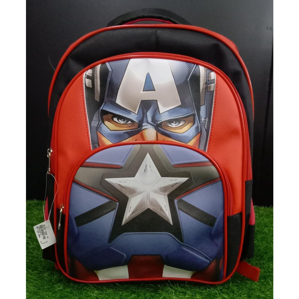 Tas Sekolah Ransel Anak Captain Amerika