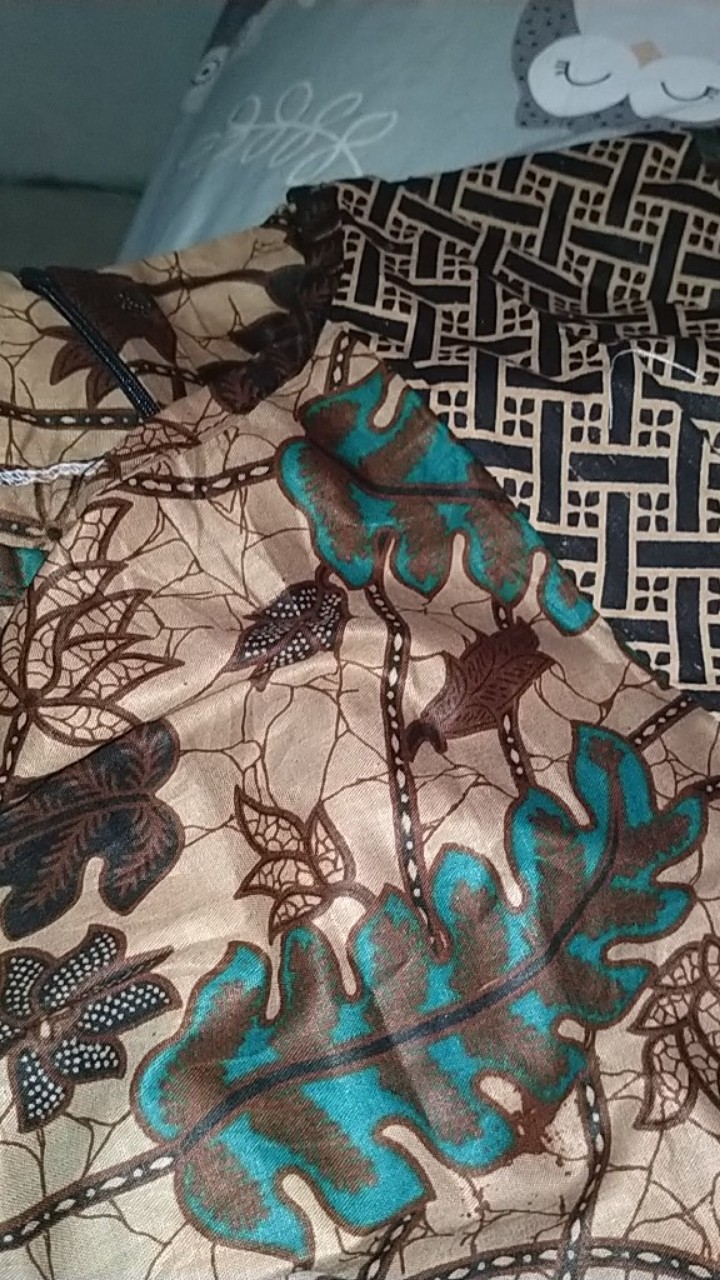 Batik Couple_maora Sania Ruffle Batik Couple Ori Ndoro Jowi Dnt Garansi Termurah