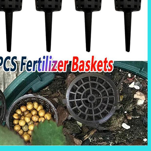 50pcs tempat pupuk dekastar bonsai keranjang pupuk pot pupuk