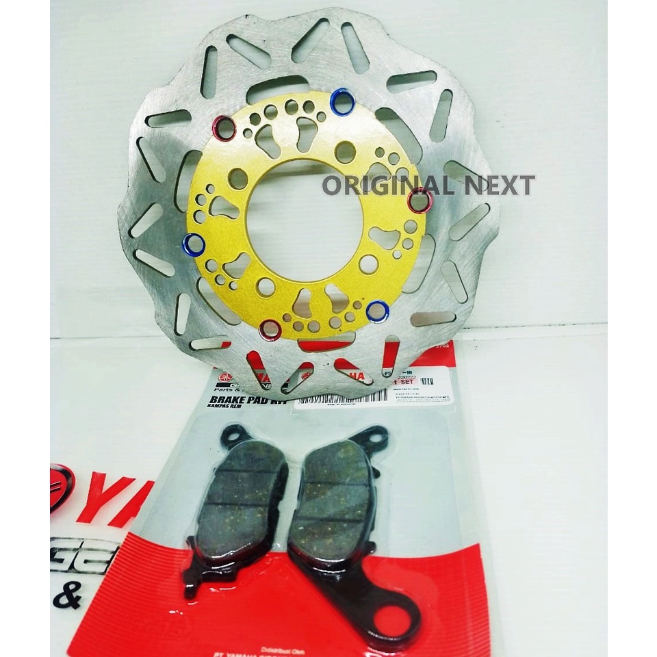 Piringan cakram depan Mio sporty Mio smile Mio soul lama Xeon BONUS Dispad rem depan