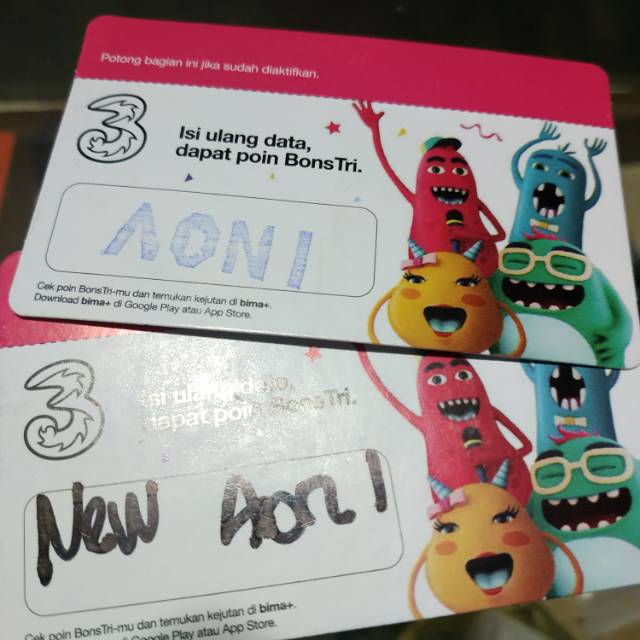 Voucher Tri AON 1 NEW  (1,5gb)