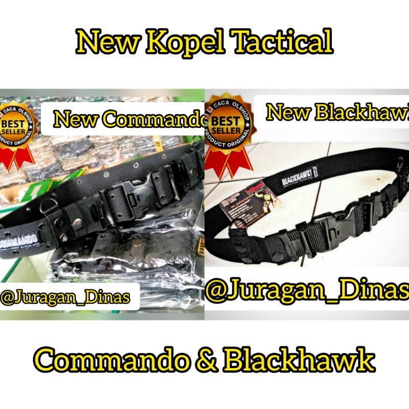 Kopel Blackhawk Tactical Komando Commando Hitam